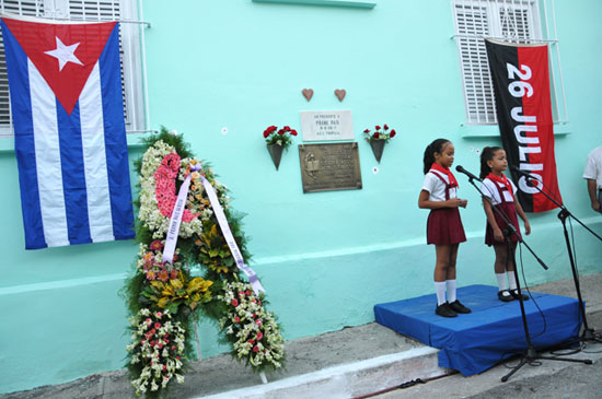 Homenaje a Frank País en Santiago de Cuba