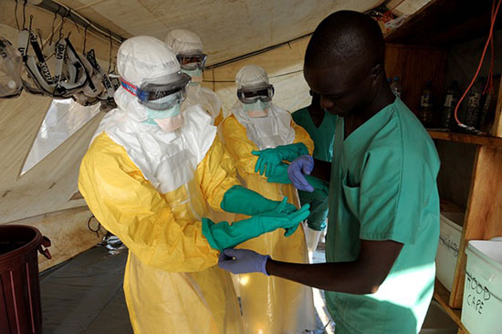 Brote de ébola en África