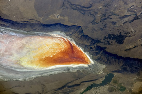 Lago Albert, Oregón, visto desde el cosmos