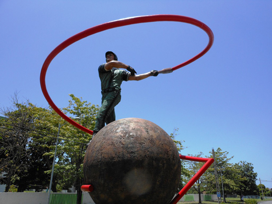 Escultura Homenaje al béisbol