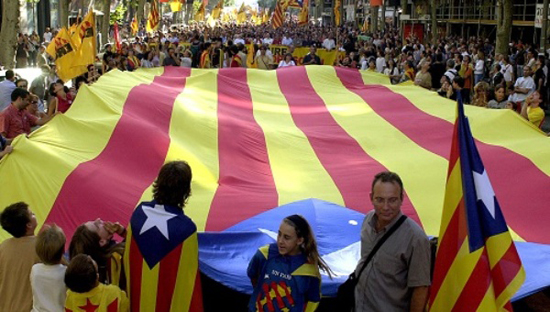 Marcha en Cataluña 