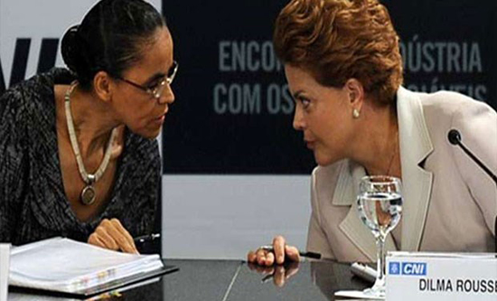 Marina Silva y Dilma Rousseff