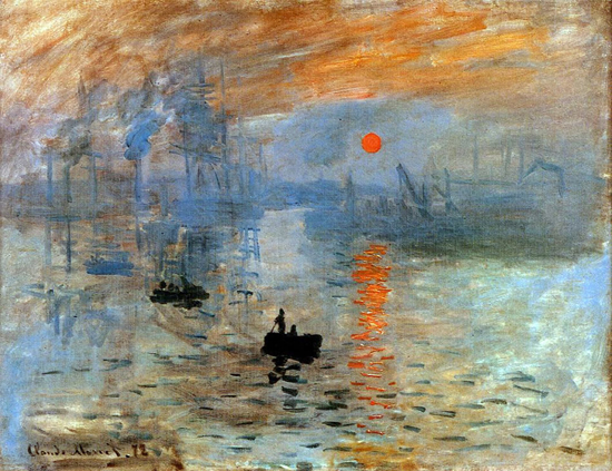 Sol naciente, de Monet