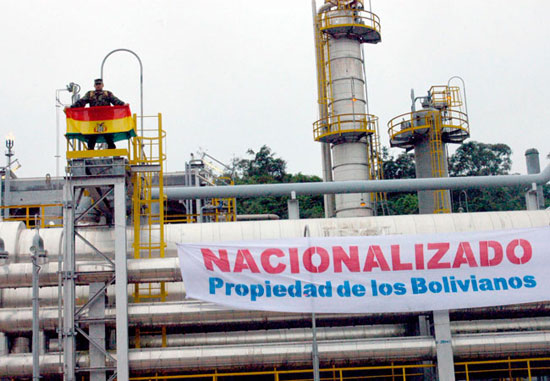 Nacionalización del petróleo y el gas