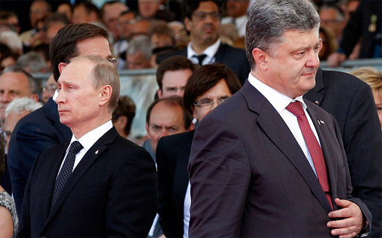 Putin y Poroshenko