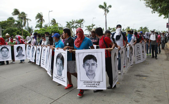 Protestas de estudiantes en México