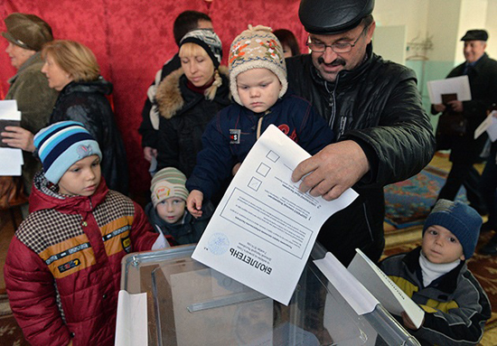Elecciones en Donbass