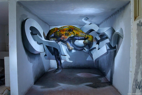 Grafitis tridimensionales