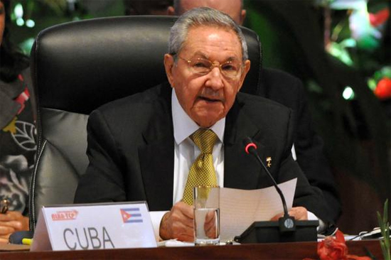 El presidente cubano Raúl Castro