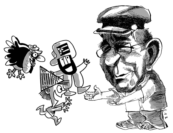 Nuez y sus personajes