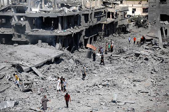 Gaza bajo los escombros tras agresión de Israel
