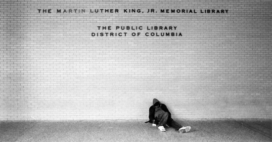 Homeless en Memorial Martin Luther King