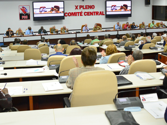 X Pleno del Comité Central del Partido Comunista de Cuba