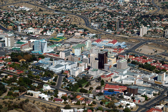 Windhoek, la capital de Namibia