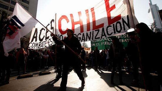 Manifestación en Chile