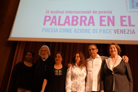 Antonio Guerrero en el Festival de Poesía de Venecia