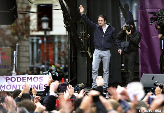 Pablo Iglesias líder de Podemos