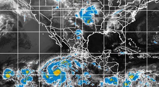 Primera tormenta tropical del Pacífico se organiza frente a México