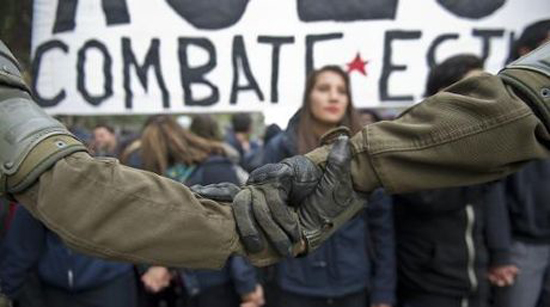 Estudiantes chilenos en nuevo «turno» en las calles