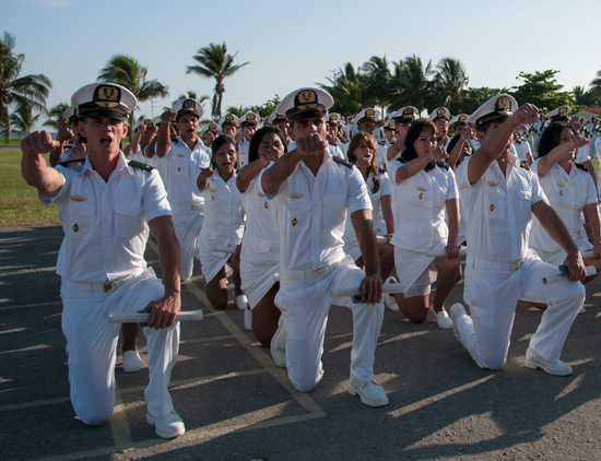 Graduación de oficiale de la Marina