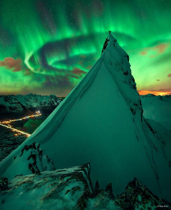 Aurora boreal en Noruega