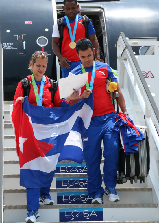 Eglys Cruz y Reynier Estopiñán