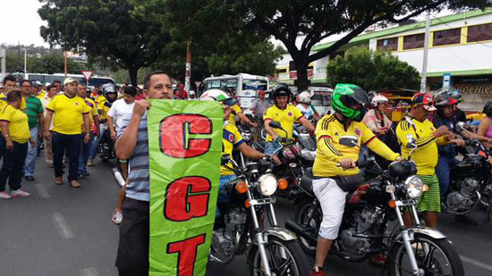 Protestas en Colombia por crisis fronteriza
