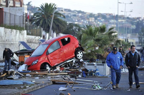 Afectaciones por terremoto en Chile