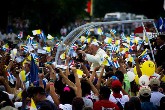 Misa del Papa Francisco en la Plaza de la Revolución de La Habana, Cuba.