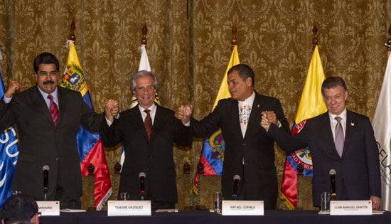 El pacto entre Nicolás Maduro y Juan Manuel Santos