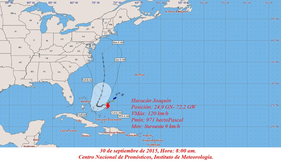 Joaquín convertido en huracán