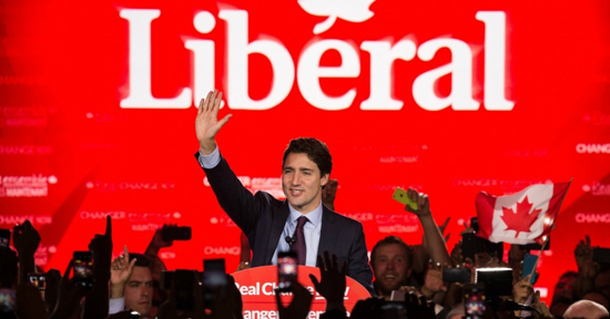 Partido liberal de Justin Trudeau