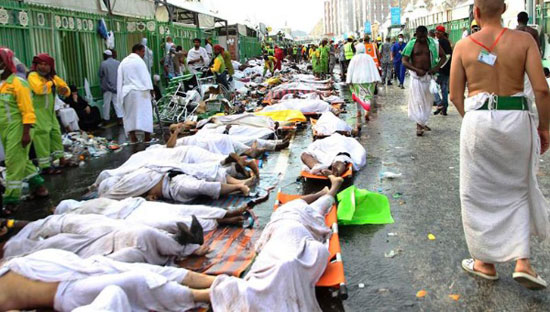 Muertos por estampida en La Meca