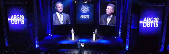 Argentina vivió su primer debate presidencial