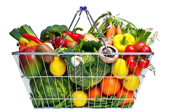 Canasta de vegetales