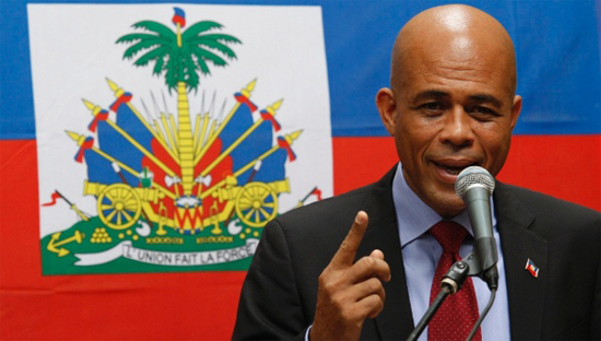 El presidente de Haití, Michel Martelly