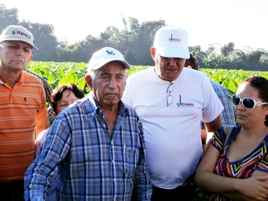 Recorre Machado Ventura áreas productivas en Pinar del Río