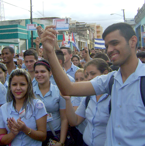 Estudiantes avileños
