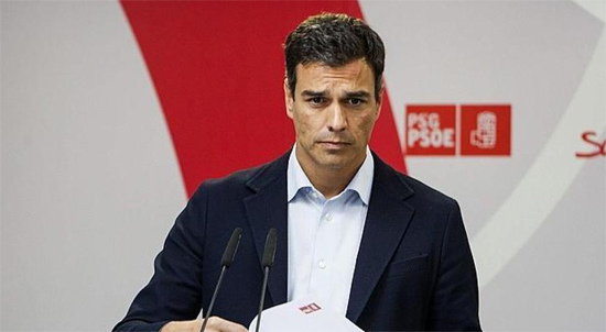 El líder del Partido Socialista Obrero Español (PSOE), Pedro Sánchez