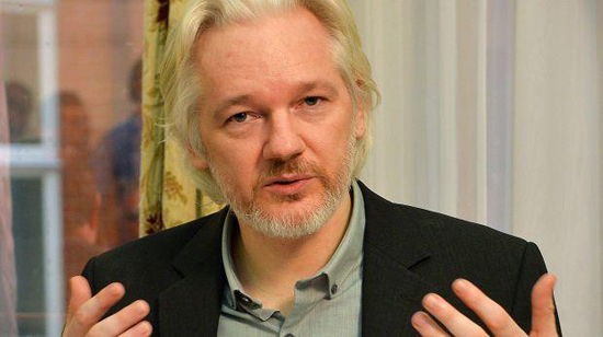 El fundador de Wikileaks , Julian Assange