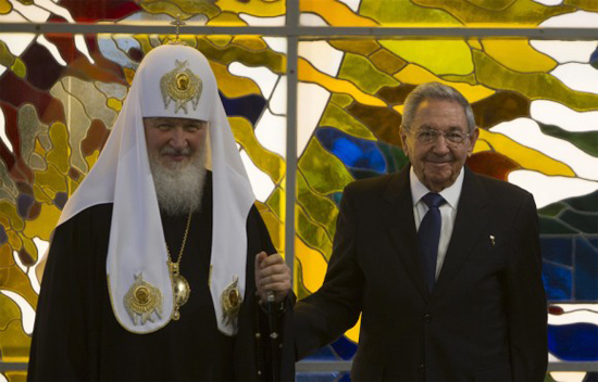 Encuentro del Presidente Raúl Castro y del Patriarca Kirill