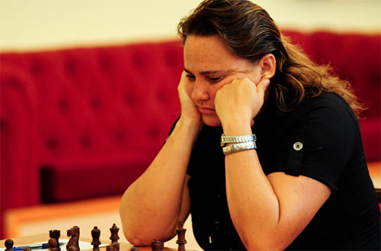 Maritza Arribas en el Campeonato Continental femenino de ajedrez