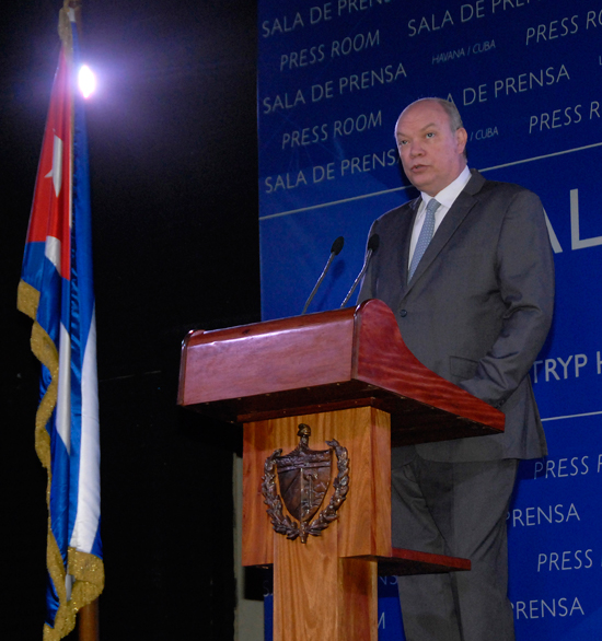 Rodrigo Malmierca, ministro cubano de Comercio Exterior e Inversión Extranjera