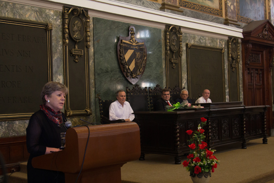 Título Honoris Causa para Alicia Bárcena