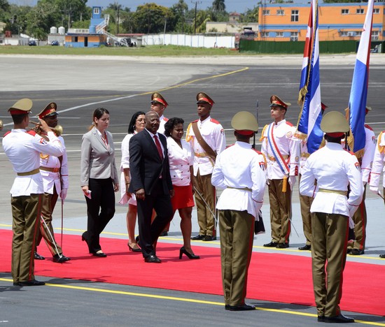 Arribó el Primer Ministro de Sint Maarten