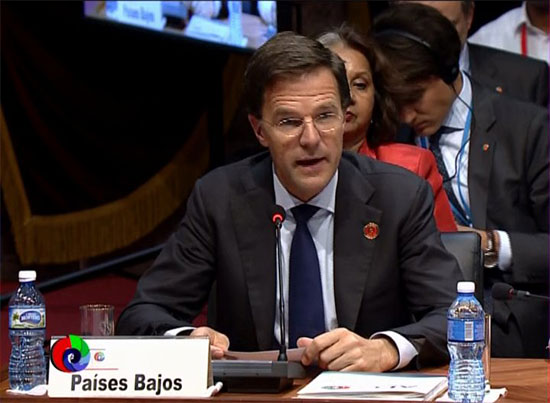 Mark Rutte, primer ministro del Reino de los Países Bajos