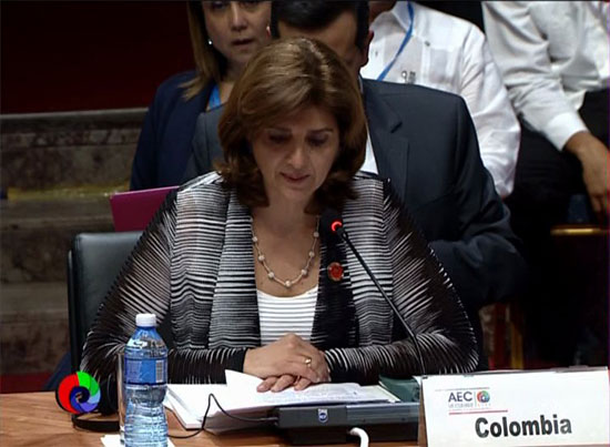 María Ángela Holguín, canciller de Colombia