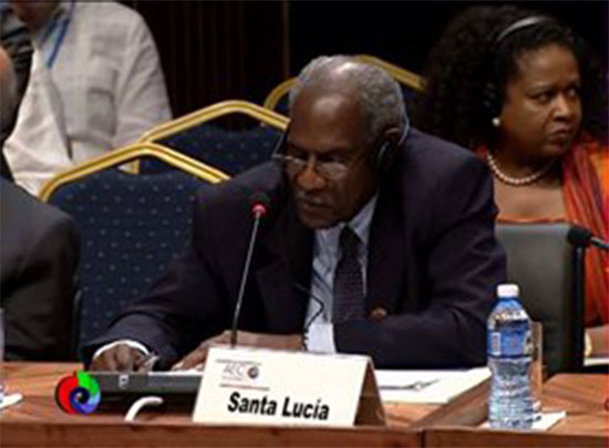 Vaughn Lewis, asesor del primer ministro de Santa Lucía