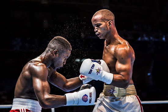 Roniel Iglesias y Ekow Essuman
