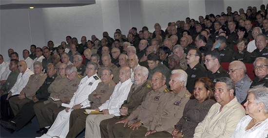 El acto por el cumpleaños 55 del Minint